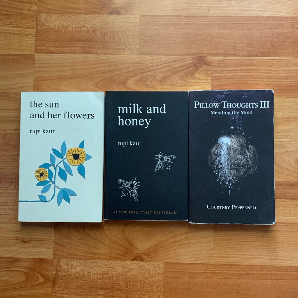 POETRY BOOKS- $5 each or $13 for all 3